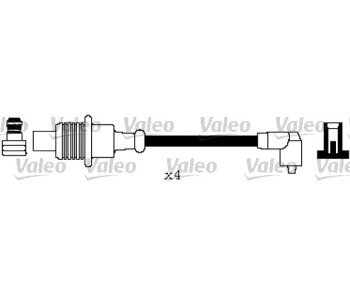 Комплект запалителни кабели VALEO за FIAT SCUDO (220) товарен от 1996 до 2006