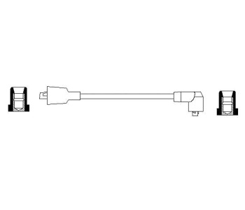Запалителен кабел BOSCH за OPEL ASCONA C (81_, 86_, 87_, 88_) седан от 1981 до 1988
