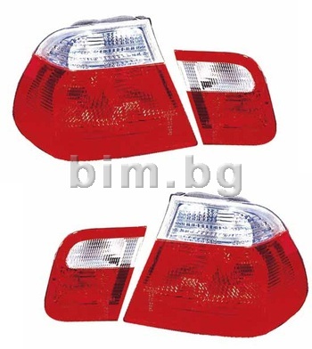 Тунинг стопове кристални червени комплект 4бр. (ляв+десен) - Sedan за BMW 3 Ser (E46) седан от 1999 до 2001