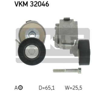 Обтящна ролка, пистов ремък SKF VKM 32046 за FIAT PUNTO GRANDE (199) от 2005 до 2012