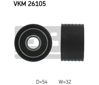 Паразитна/ водеща ролка, зъбен ремък SKF VKM 26105 за RENAULT CLIO II (BB0/1/2_, CB0/1/2_) от 1998 до 2005