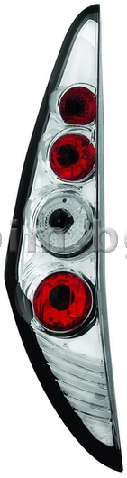 Тунинг стопове хром комплект (ляв и десен) 3D за FIAT PUNTO (188) от 1999 до 2012