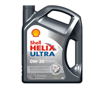 Двигателно масло SHELL HELIX Ultra ECT C2/C3 0W-30 4л за AUDI A3 Sportback (8VA, 8VF) от 2012