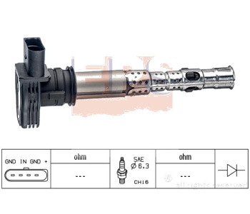 Запалителна бобина EPS за AUDI R8 Spyder (427, 429) от 2010 до 2015