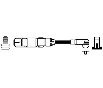 Комплект запалителни кабели NGK за AUDI A3 (8P1) от 2008 до 2013