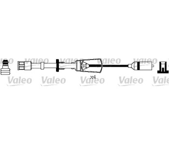Комплект запалителни кабели VALEO за AUDI A3 (8L1) от 1996 до 2003