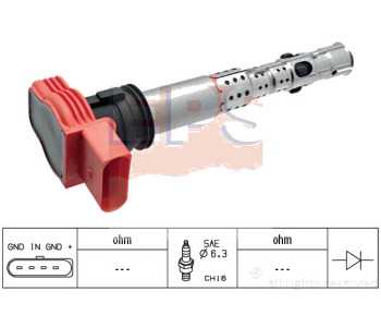 Запалителна бобина EPS за AUDI A4 (8K2, B8) от 2012 до 2015