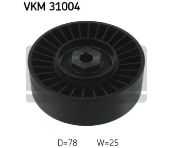 Обтящна ролка, пистов ремък SKF VKM 31004 за AUDI 80 (8C, B4) от 1991 до 1995
