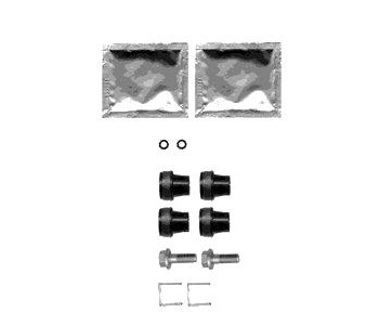 Комплект принадлежности дискови накладки DELPHI за OPEL ZAFIRA B (A05) от 2005 до 2015