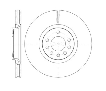 Спирачен диск вентилиран Ø321mm за OPEL ZAFIRA B (A05) от 2005 до 2015