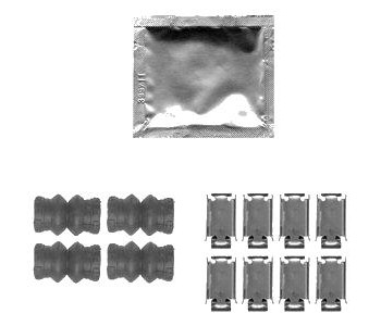 Комплект принадлежности дискови накладки DELPHI за OPEL INSIGNIA A (G09) хечбек от 2008 до 2017