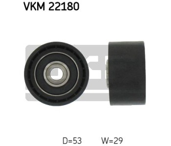 Паразитна/ водеща ролка, зъбен ремък SKF VKM 22180 за OPEL ZAFIRA B (A05) от 2005 до 2015