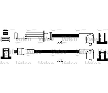 Комплект запалителни кабели VALEO за FORD MAVERICK (UDS, UNS) от 1993 до 1998