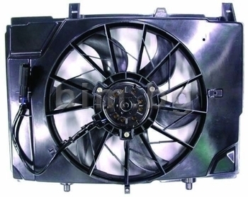 Вентилатор за радиатор с една перка 340W за MERCEDES C (W202) седан от 1993 до 2000
