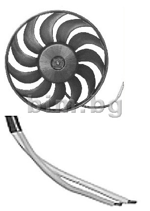 Вентилатор за климатик с една перка 320W за AUDI ALLROAD (4BH, C5) от 2000 до 2005