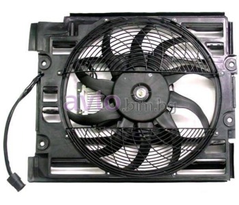 Вентилатор за радиатор климатик с една перка - 400 mm 3 пина за BMW 5 Ser (E39) от 1995 до 2003