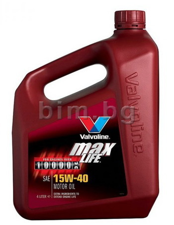 VALVOLINE MAXLIFE SAE 15W40 4L