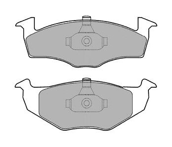 Комплект спирачни накладки DELPHI за SEAT AROSA (6H) от 1997 до 2004