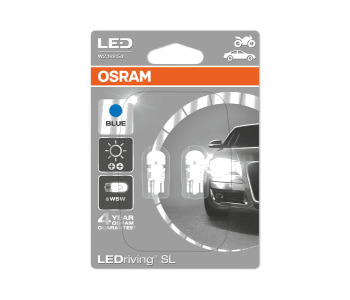 Крушки LED OSRAM W5W 12V W2,1x9,5d 2бр.