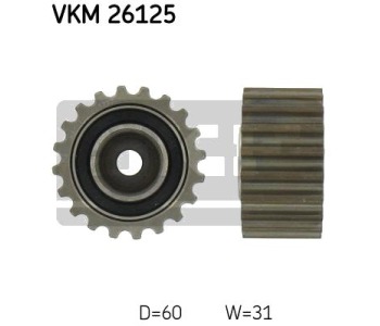 Паразитна/ водеща ролка, зъбен ремък SKF VKM 26125 за RENAULT CLIO II (BB0/1/2_, CB0/1/2_) от 1998 до 2005