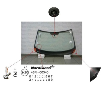 Челно стъкло NordGlass за SEAT TOLEDO IV (KG3) от 2012