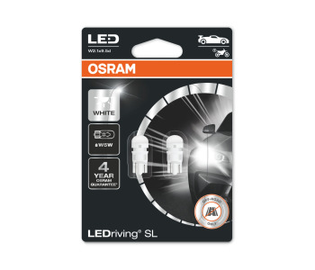 Крушки LED 12V 5W W2.1x9.5d бели - Osram