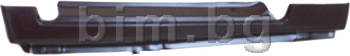 Праг преден десен за FORD TRANSIT (E) товарен от 1991 до 1994