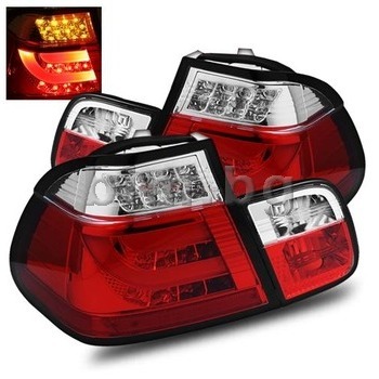 Тунинг стопове LED кристални комплект (ляв+десен) за BMW 3 Ser (E46) седан от 1999 до 2001
