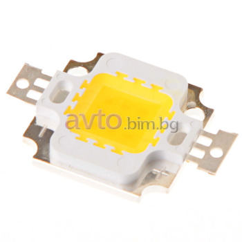 Диодна крушка 10W 12V LED SMD чип - топло бяла