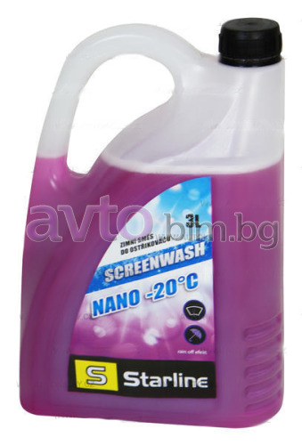 Зимна течност за чистачки 3л. (-20°C) - NANO