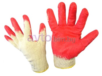 Работни ръкавици червени