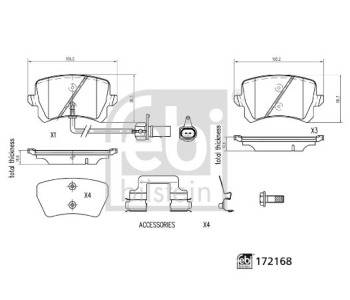 Прекъсвач на налягане, климатизация FEBI BILSTEIN 172236 за BMW 2 Ser (F23) кабриолет от 2014