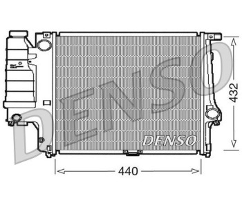 Радиатор, охлаждане на двигателя DENSO DRM05064 за BMW 5 Ser (E34) от 1987 до 1995