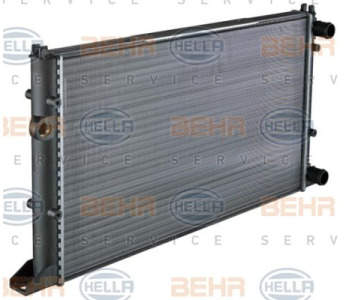 Радиатор, охлаждане на двигателя HELLA 8MK 376 716-164 за RENAULT CLIO II (BB0/1/2_, CB0/1/2_) от 1998 до 2005