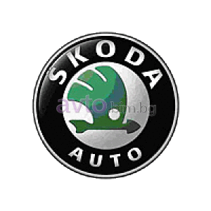 Емблема за ключ SKODA - 14mm за SKODA FABIA I (6Y2) хечбек от 1999 до 2008