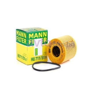 Маслен филтър MANN-FILTER HU 711/51 x за FORD GRAND C-MAX (DXA/CB7, DXA/CEU) от 2010
