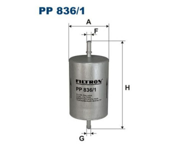 Горивен филтър FILTRON PP 836/2 за SKODA FABIA II (545) комби от 2007 до 2014