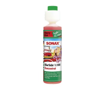 Лятна течност за чистачки SONAX череша концентрат 1:100 250 мл
