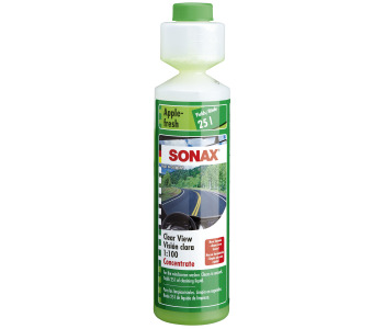 Лятна течност за чистачки SONAX 03721410 ябълка концентрат 1:100 250 мл