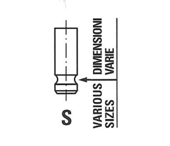 Всмукателен клапан FRECCIA R6370/SNT за FORD MONDEO IV (BA7) лифтбек от 2007 до 2015