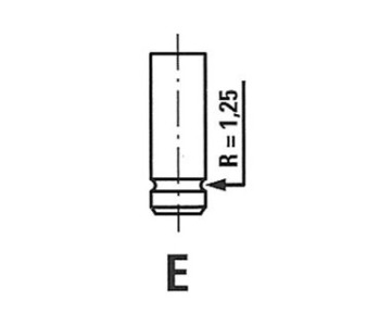 Всмукателен клапан FRECCIA R4383/SCR за OPEL COMBO A (38_, 48_) KADETT E от 1986 до 1994