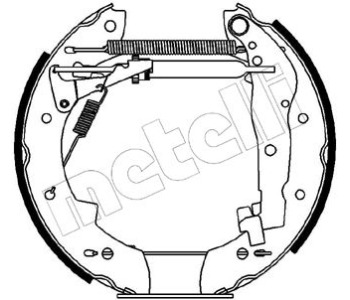 Водна помпа+ к-кт ангренажен ремък METELLI 30-1352-6 за FIAT CROMA (194) от 2005 до 2011