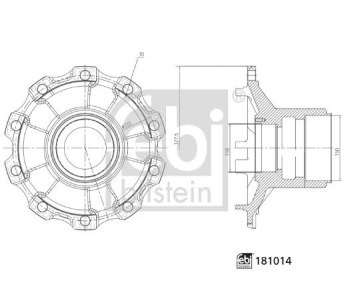 Обтяжна ролка, ангренаж FEBI BILSTEIN 18658 за AUDI 80 кабриолет (8G7, B4) от 1991 до 2000