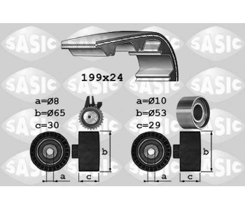Комплект ангренажен ремък SASIC 1756028 за ALFA ROMEO 156 (932) от 1997 до 2003