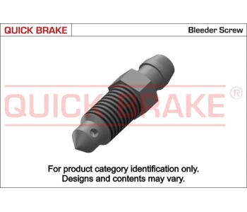 Вентил за обезвъздушаване, спирачен цилиндър QUICK BRAKE за FIAT 500X (334) от 2014