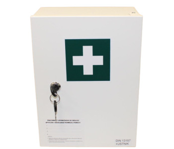 Индустриална аптечка стоманена кутия (комплект за първа помощ) DIN 13157 - 30.2