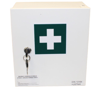 Индустриална аптечка стоманена кутия (комплект за първа помощ) DIN 13157 - 30.2