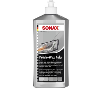 Консервираща вакса SONAX 02963000  Polish+Wax Color silver/grey - 500 мл.