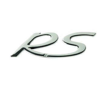Хромирана емблема RS за кола 35x115мм