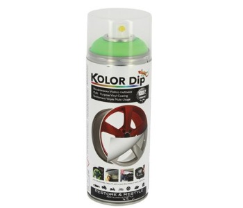 Спрей гумирана боя флуоресцентно зелена 400ml KOLOR DIP